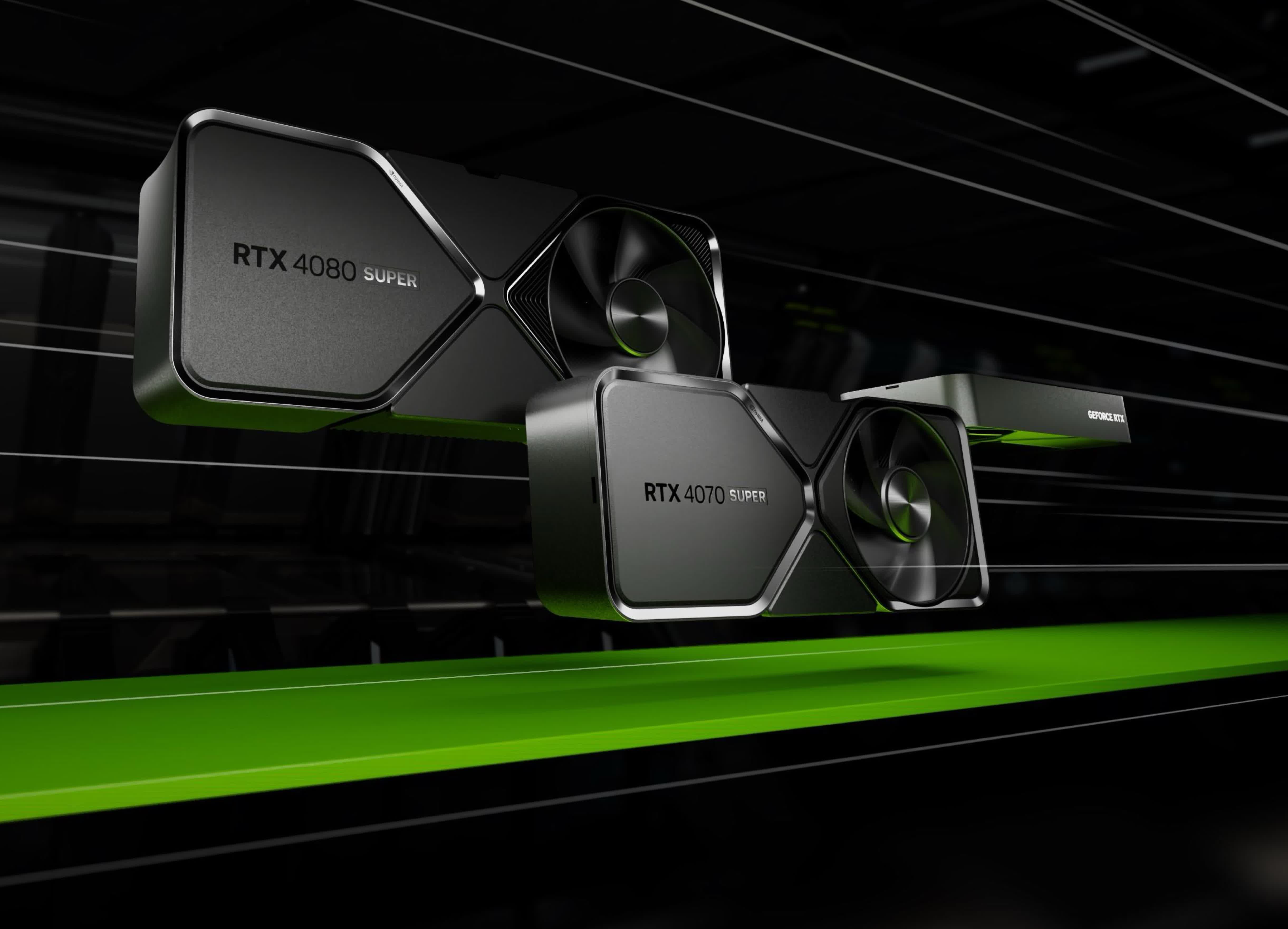 Nvidia launches the $1,000 RTX 4080 Super, $800 RTX 4070 Ti Super, and $600 RTX 4070 Super